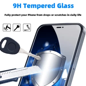 4 pcs verre espion iPhone