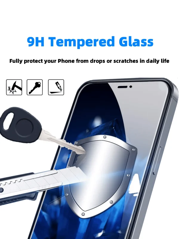 4 pcs verre espion iPhone – Image 2