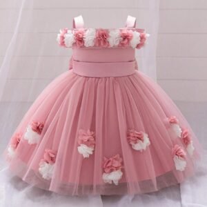 Robe princesse tutu fleurie