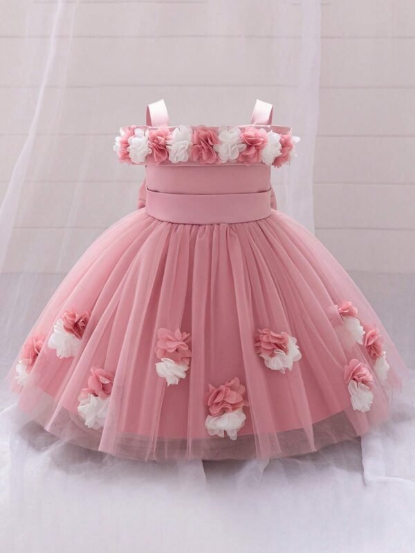 Robe princesse tutu fleurie