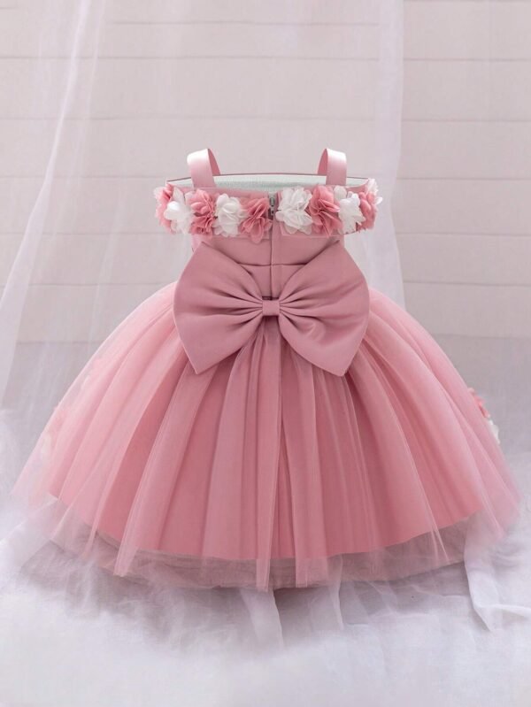 Robe princesse tutu fleurie – Image 2