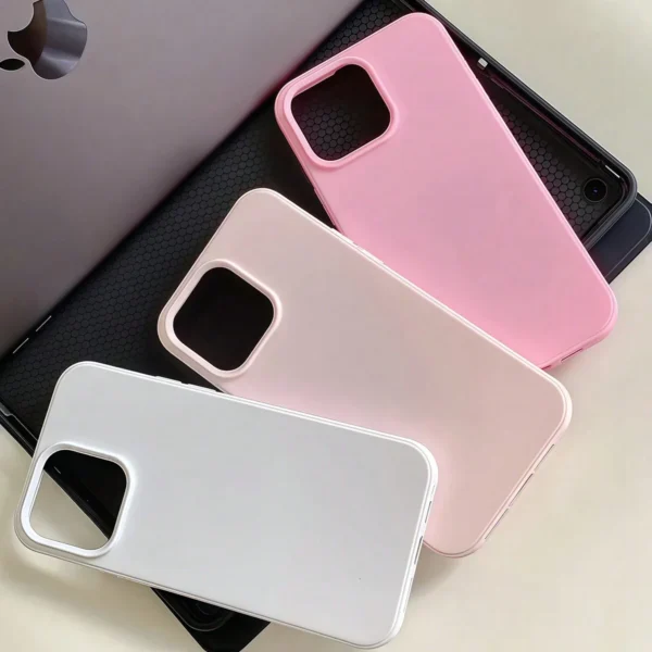 Coque silicone unie mate 3 pcs – Image 3