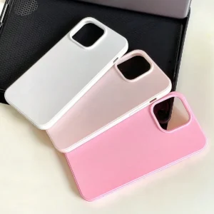 Coque silicone unie mate 3 pcs