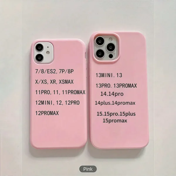 Coque silicone unie mate 3 pcs – Image 6