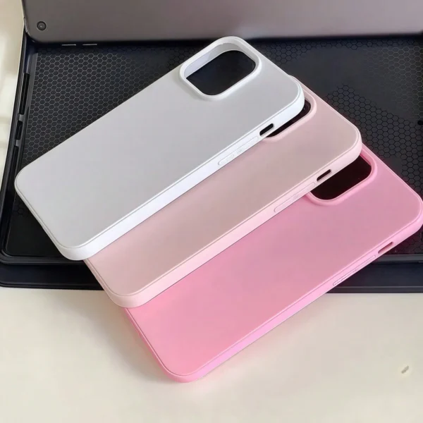 Coque silicone unie mate 3 pcs – Image 5