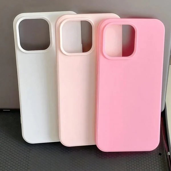 Coque silicone unie mate 3 pcs