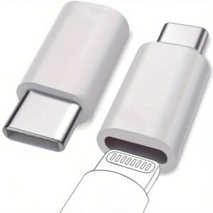 2 pcs adaptateur Lightning USB-C