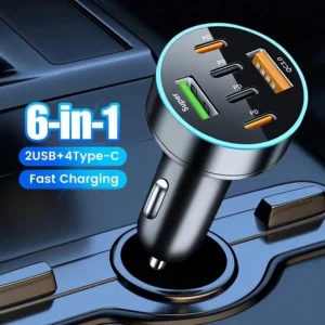Chargeur voiture OLAF 6 ports