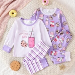 2 pcs pyjama mignon bébé