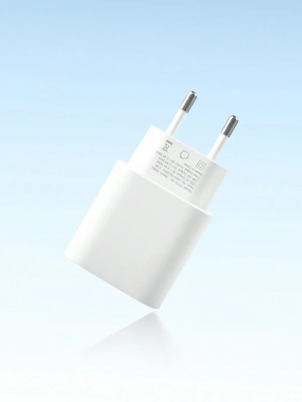 Chargeur double USB blanc – Image 7