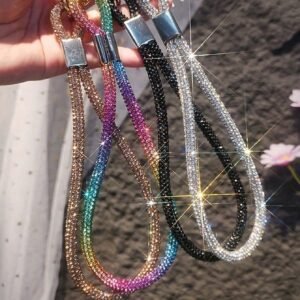 Dragonne strass luxe brillant