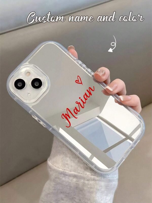 Coque personnalisée cœur rouge – Image 4