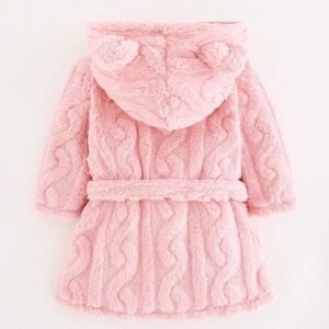 Peignoir ourson capuche épais