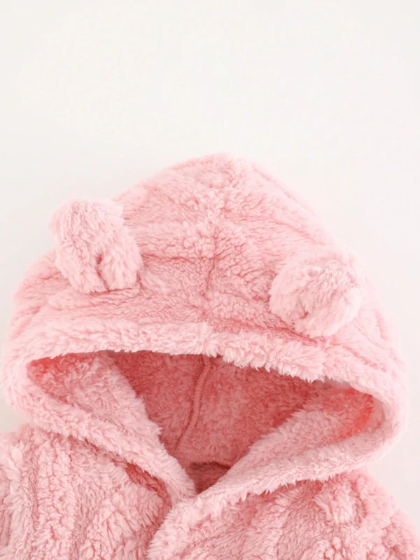 Peignoir ourson capuche épais – Image 4