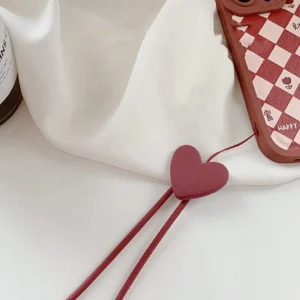 Support cœur silicone téléphone