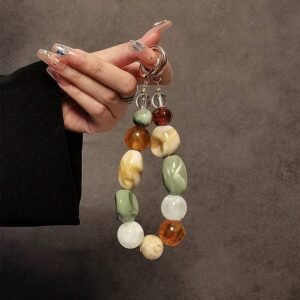 Porte-clés fait main avec perles