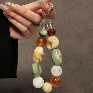 Porte-clés fait main avec perles