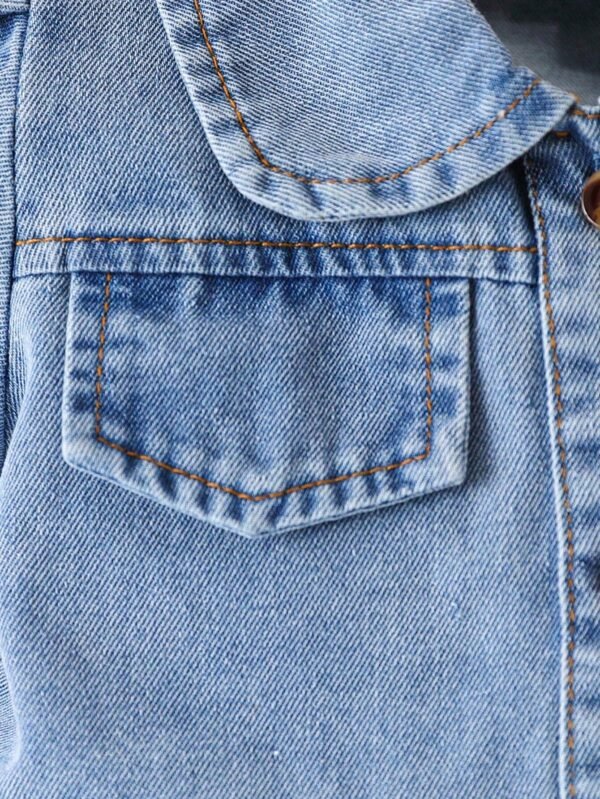 Robe jean manches bouffantes – Image 3