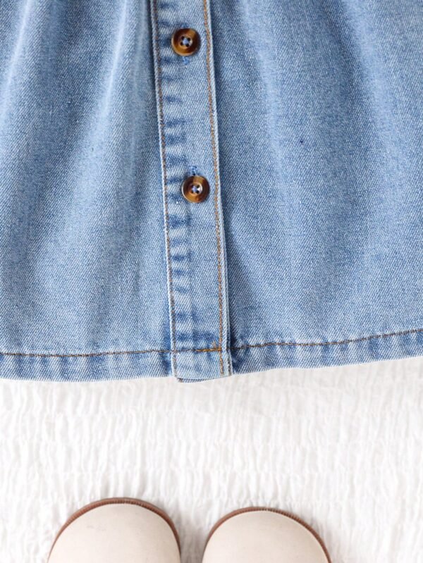 Robe jean manches bouffantes – Image 6