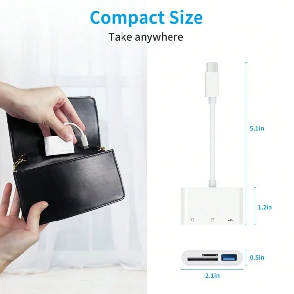 Adaptateur lecteur de carte SD USB C – Image 7