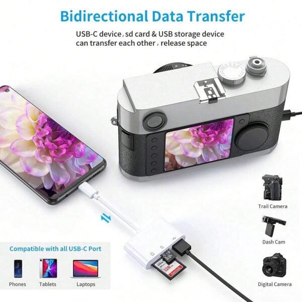 Adaptateur lecteur de carte SD USB C – Image 5