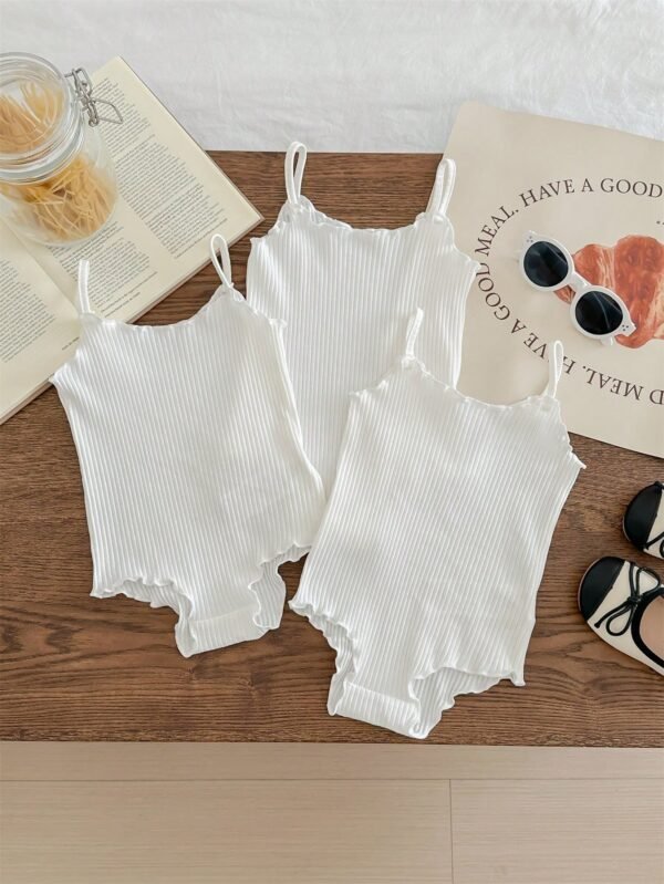 3 pcs barboteuse tricot uni – Image 3