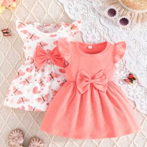 Set 2 pcs manches courtes