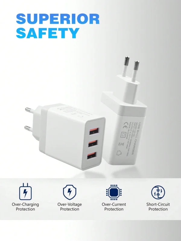Adaptateur 3 ports USB EU – Image 5