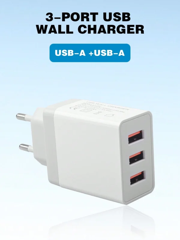 Adaptateur 3 ports USB EU