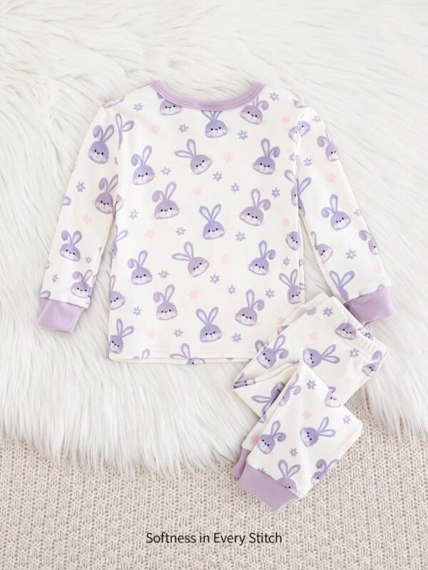 Ensemble 2 pcs lapin contrasté – Image 2