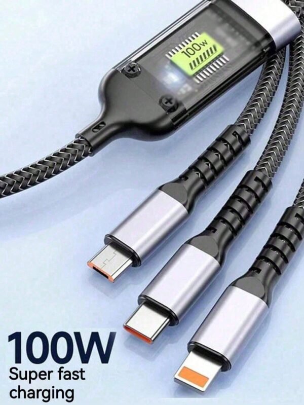 Câble 3 en 1 100W – Image 4