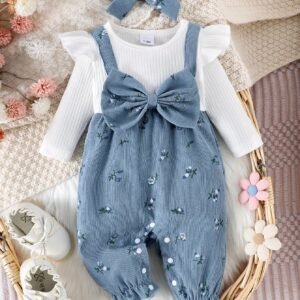 3 pcs combinaison patchwork