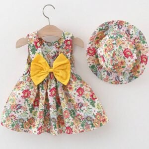 Ensemble 2 pcs robe + chapeau