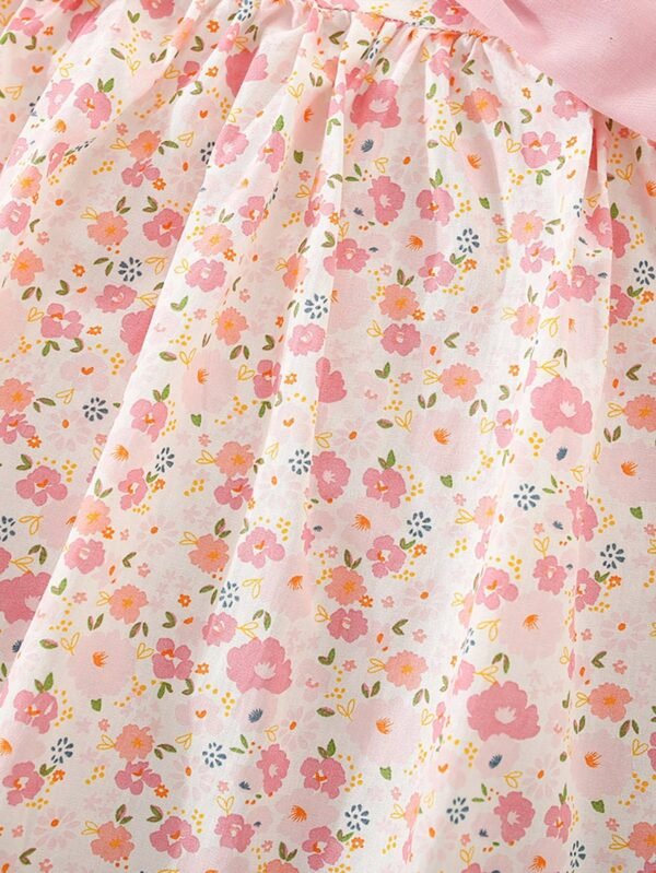 Robe été nœud fleuri – Image 4