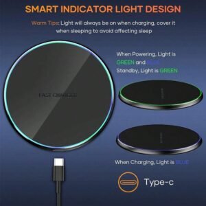 Plaque charge sans fil 15W