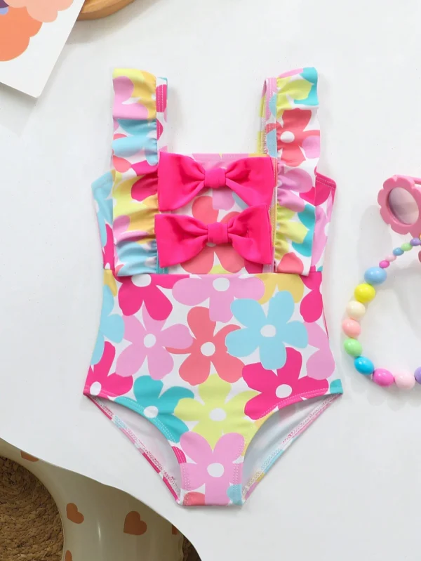 Maillot bain rétro nœud