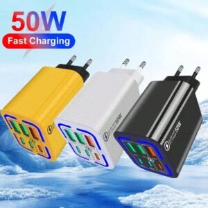 Chargeur 50W 6 ports