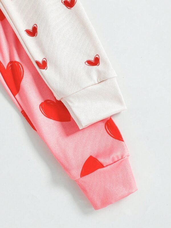 Ensemble 2 pcs cœur legging – Image 5