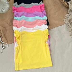 8 pcs tops tricot unis