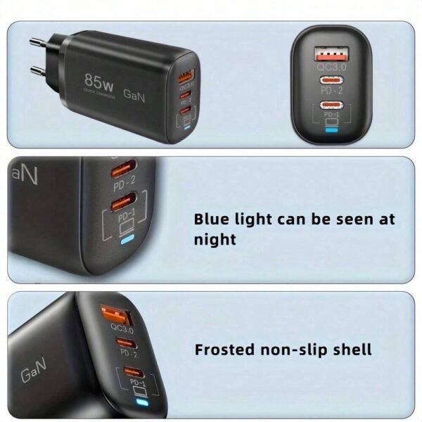 Chargeur GaN 85W multi-ports – Image 8