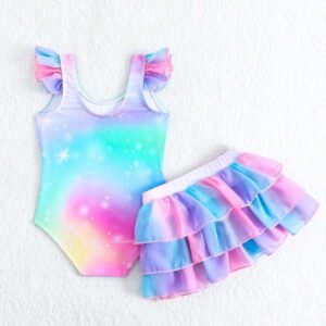 Ensemble maillot licorne 2 pcs