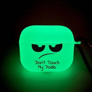 Coque lumineuse verte AirPods