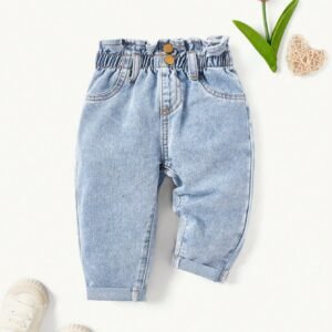 Pantalon jean ample doux