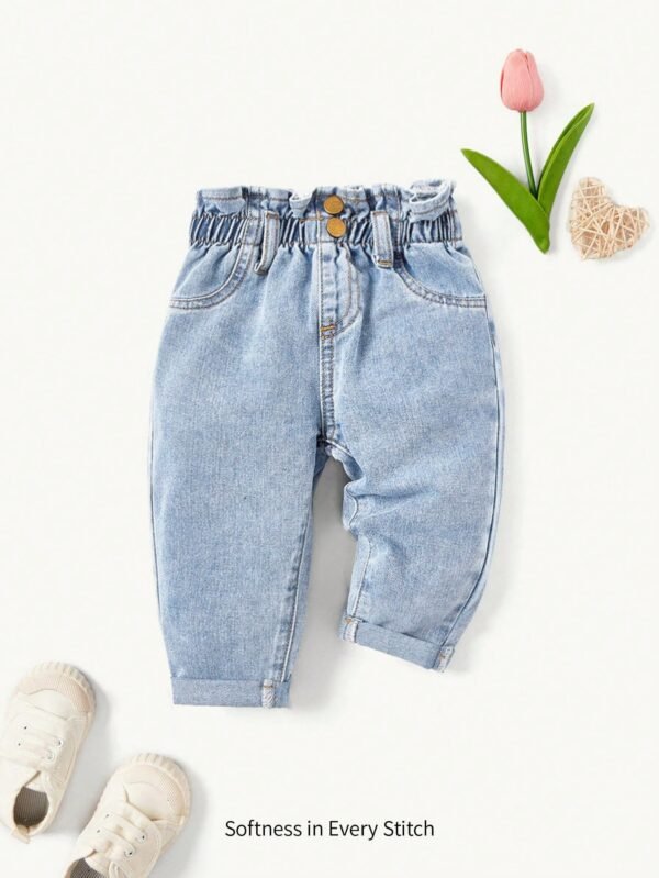 Pantalon jean ample doux