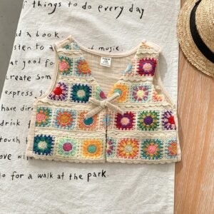 Cardigan tricoté unis été