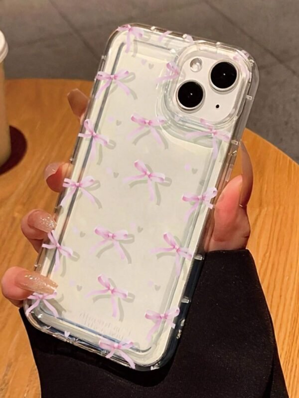 Coque motif cœur rose Apple – Image 4