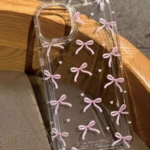 Coque motif cœur rose Apple