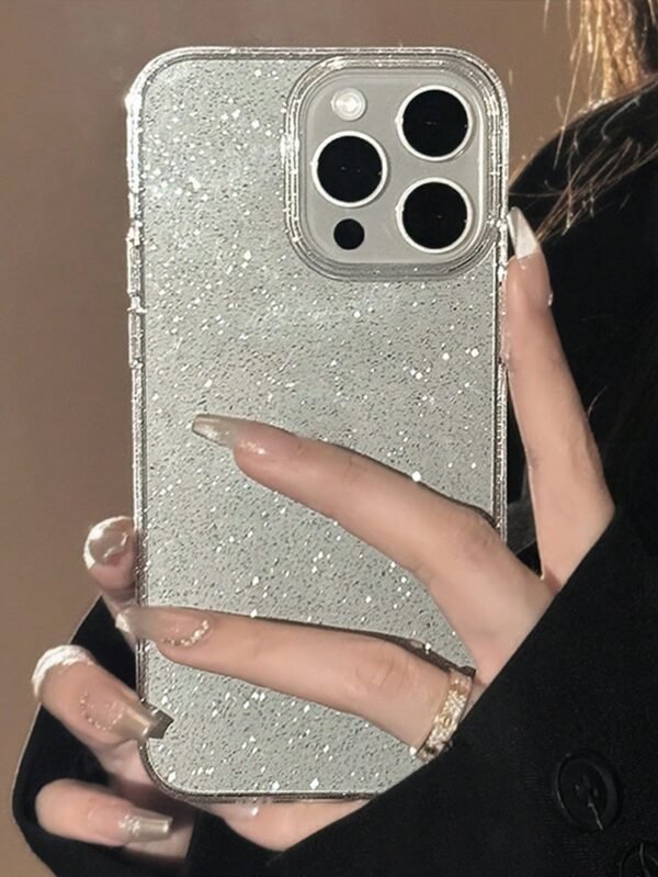 Coque pailletée trou iPhone – Image 6