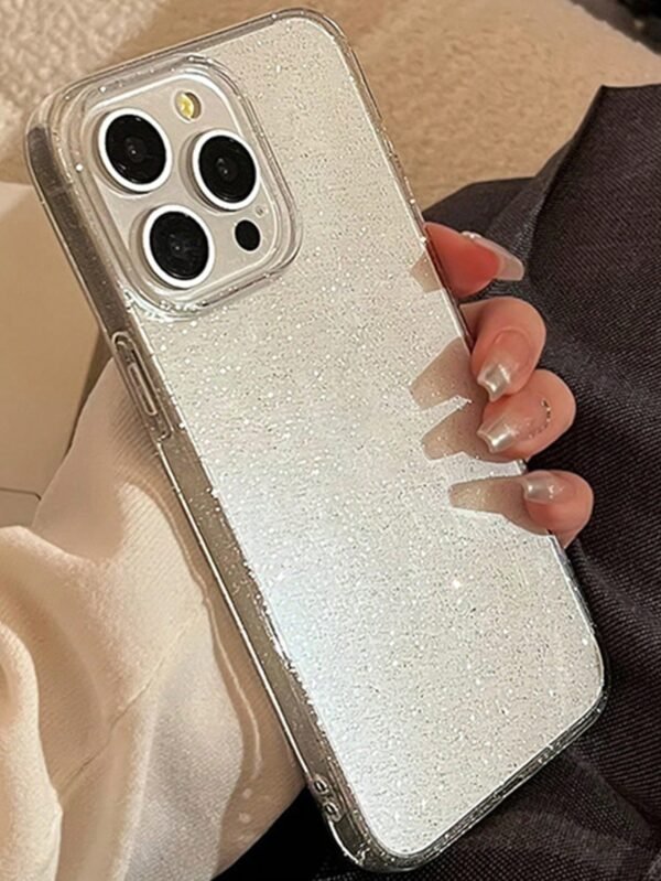 Coque pailletée trou iPhone – Image 3