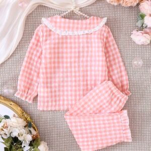 Ensemble 2 pcs fleurs dentelle